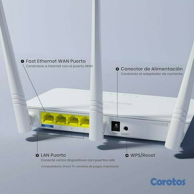 accesorios para electronica - Router Tenda F3 repetidor  3
