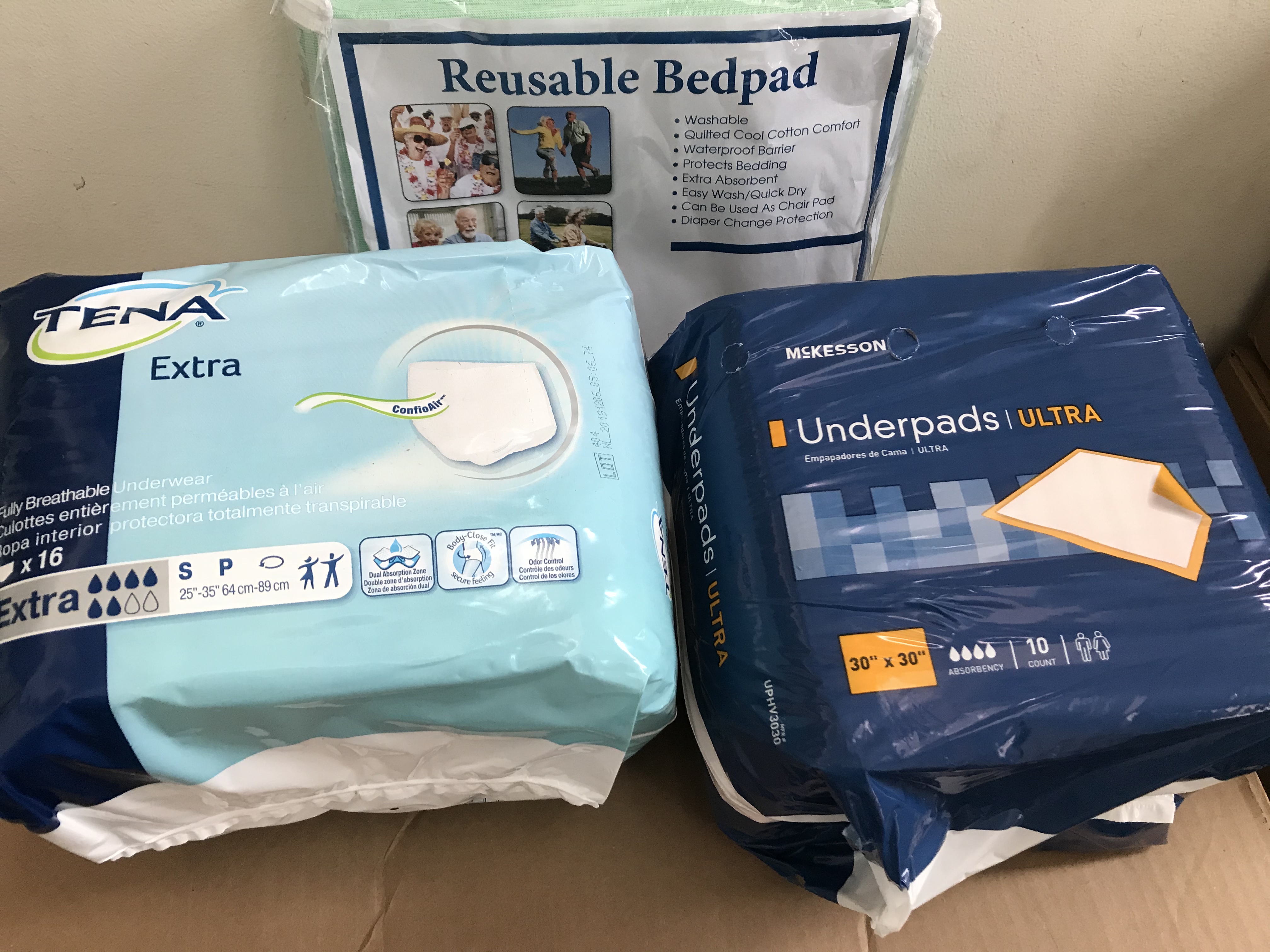 salud y belleza - Pampers, sabanitas y guantes de adultos