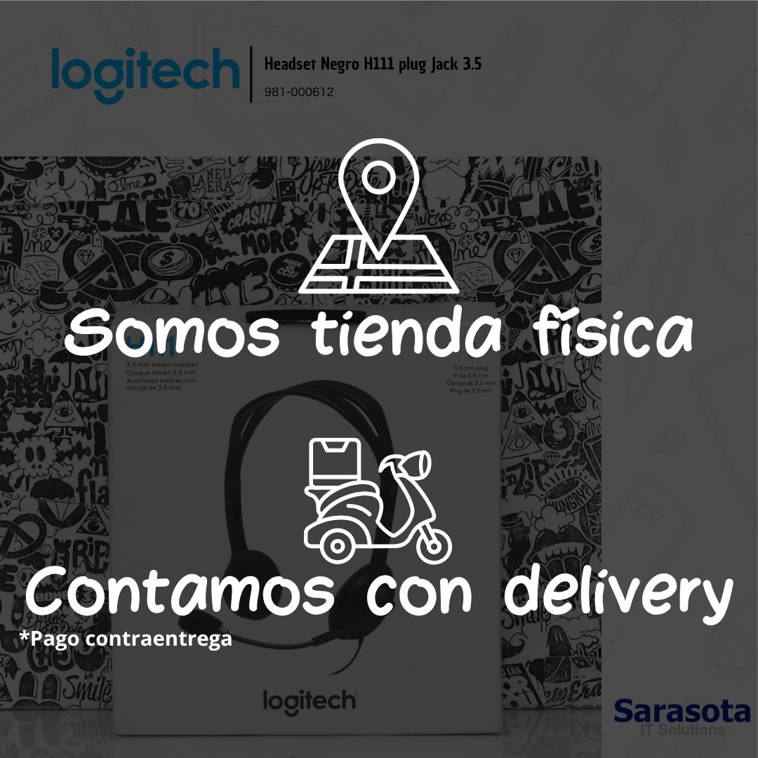camaras y audio -  Logitech Headset H111 Jack 3.5mm 2