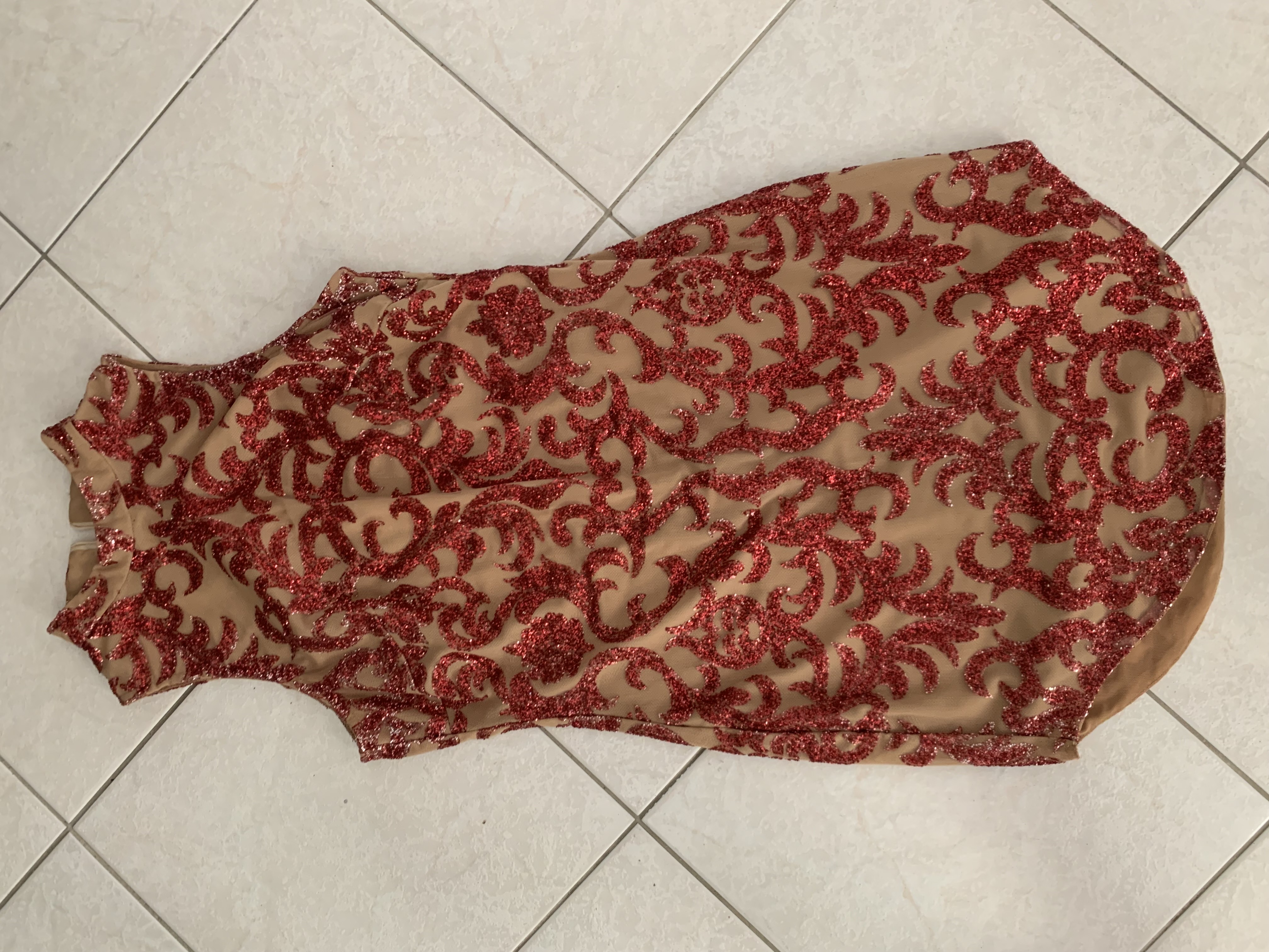 ropa para mujer - Vestido coctel de lentejuelas. Elegante