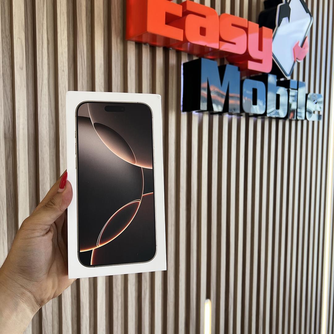celulares y tabletas - iPHONE 16 PRO MAX 256GB ESIM DESERT TITANIUM SELLADO  1