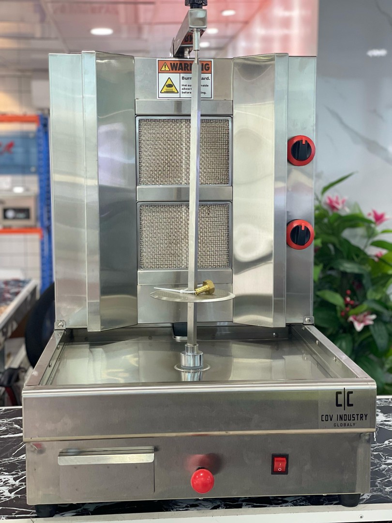 equipos profesionales - Asador kebab shawarma quemadora horno freidora de carnes 7