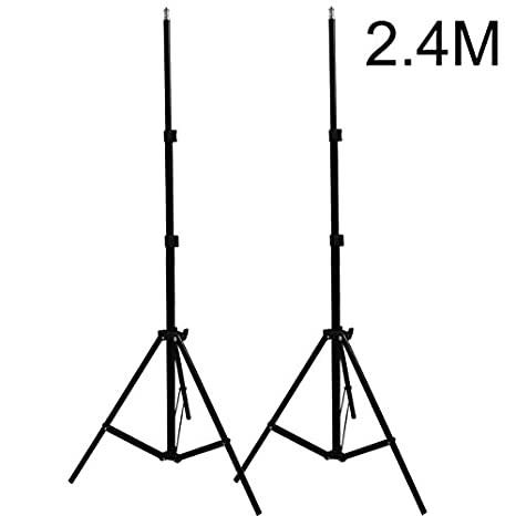accesorios para electronica - Trípode Alto 200cm / 75 Pulgadas Soporte De Fondo Pie Foto Fotografo 2