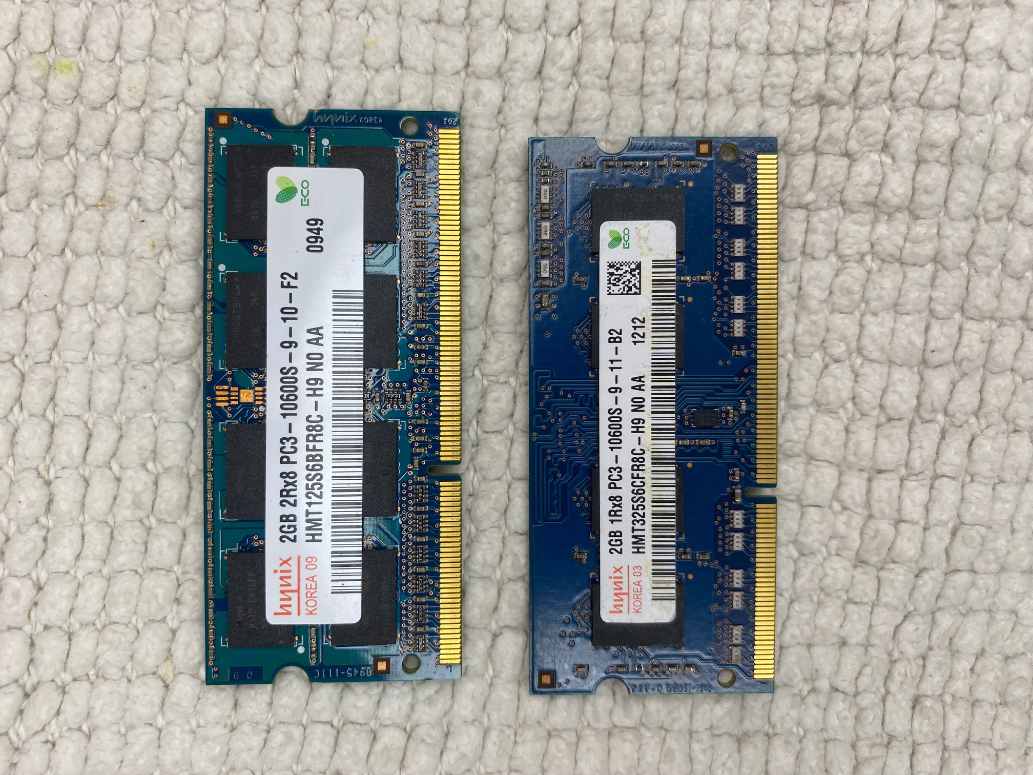 computadoras y laptops - MEMORIA RAM PARA LAPTOP 2GB