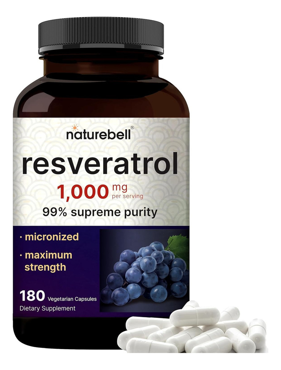 Salud y Equipamiento Médico - Suplemento De Resveratrol Naturebell 1000 Mg Por Porcion, 18