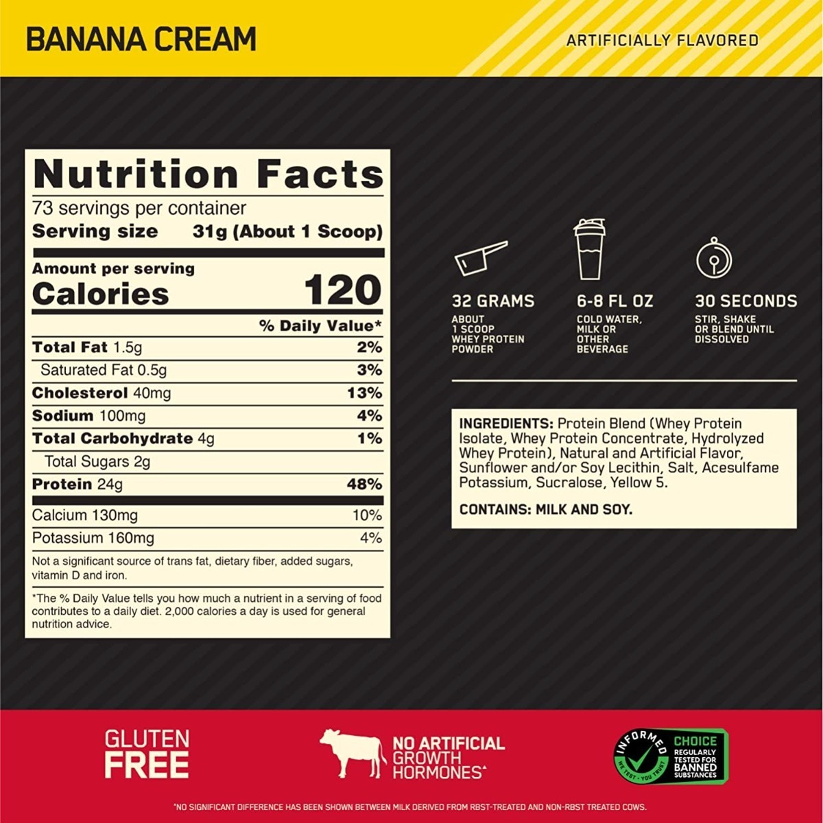 Salud y Equipamiento Médico - Proteina Whey Banana 5 Lb 1