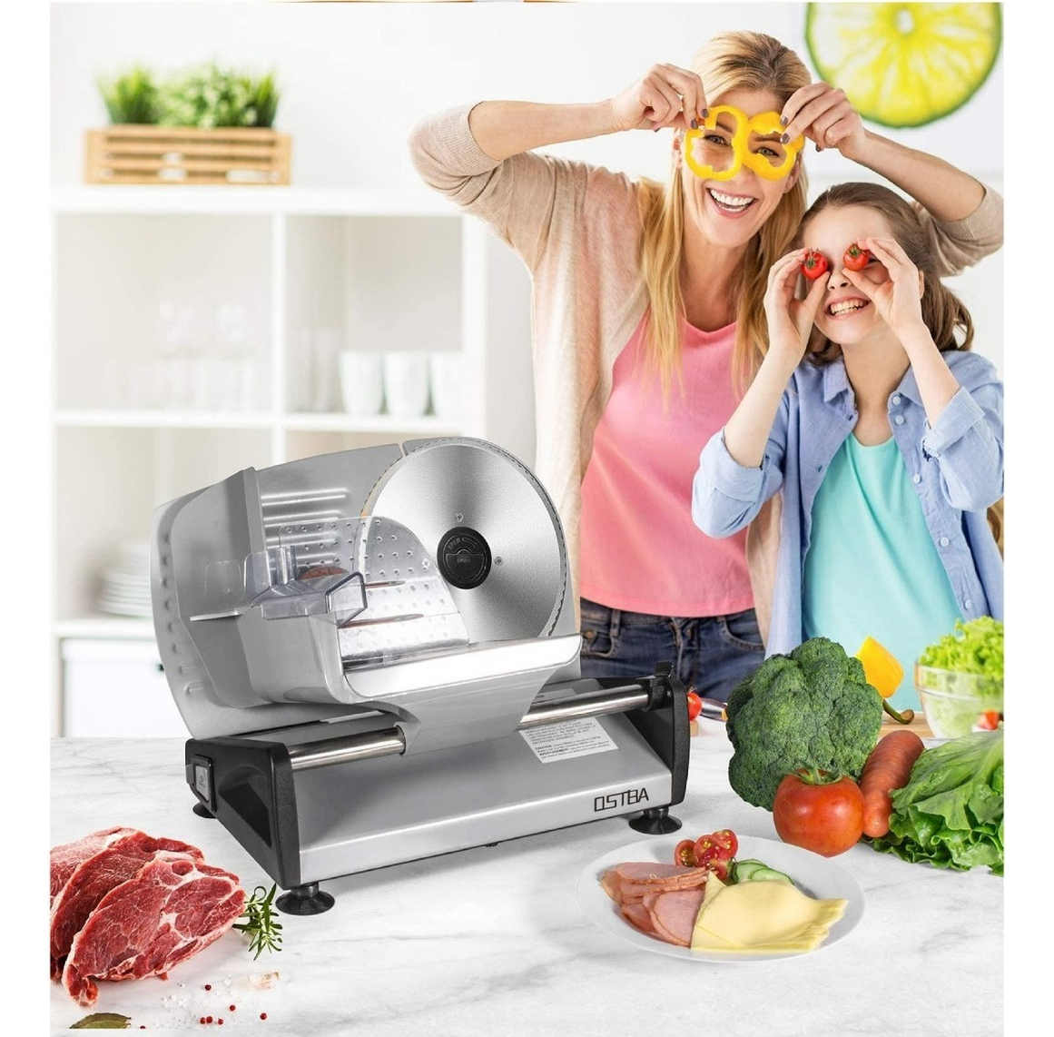Salud y Equipamiento Médico - Tajadora Cortador Rebanador Carnes Fria Queso Jamon Oferta 6