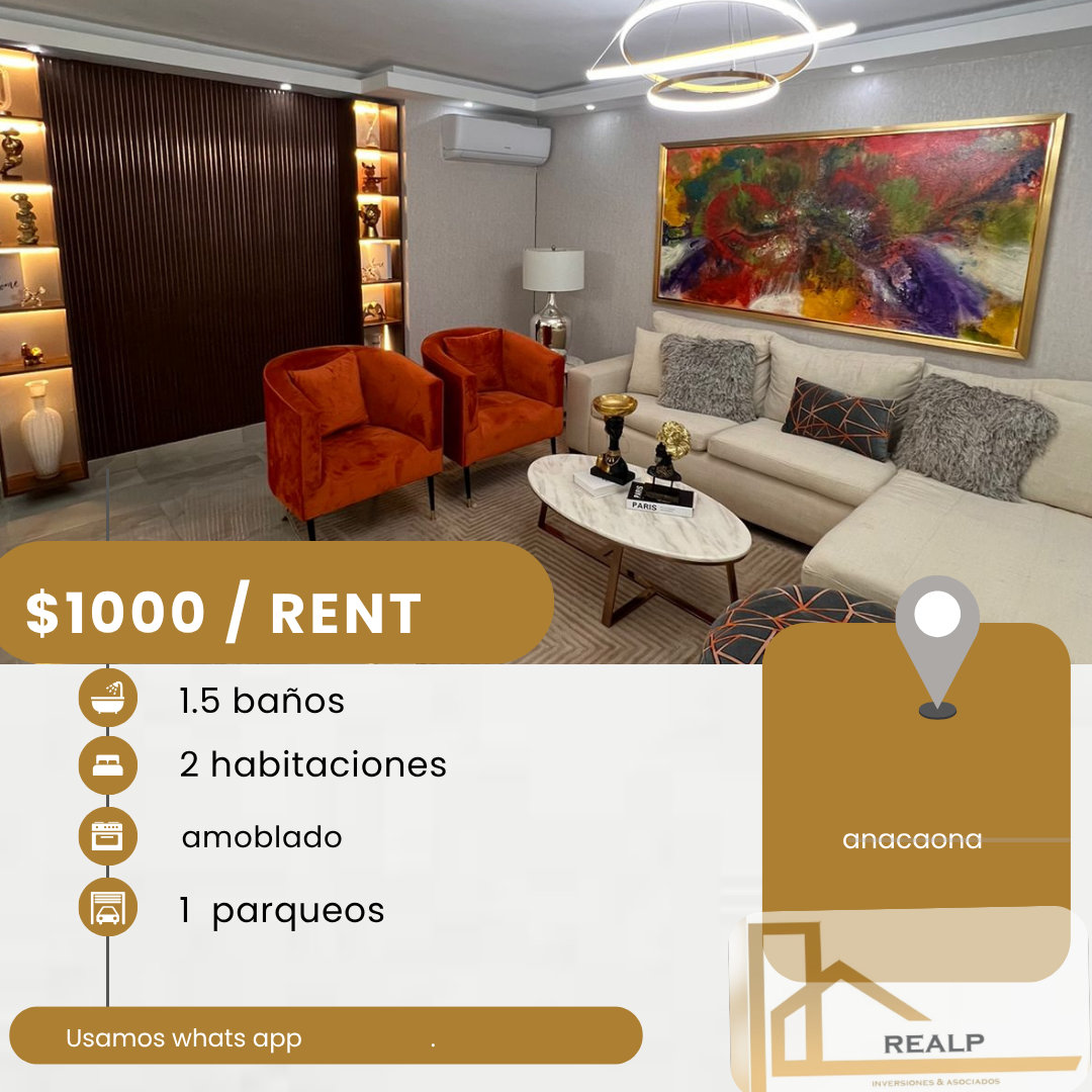 apartamentos - hermoso apartamento en la Anacaona 