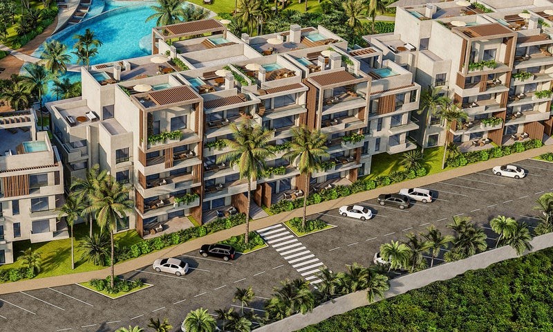 apartamentos - Proyecto en venta Punta Cana  #24-150 dos dormitorios, amplias áreas sociales.
 8