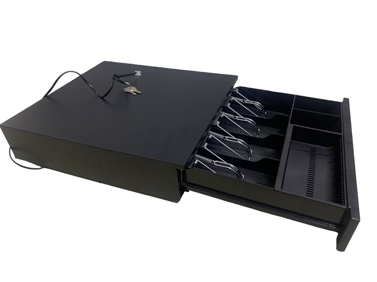 equipos profesionales - Cash Drawer - Cajon de dinero de 4 billetes y 3 compartimientos para monedas