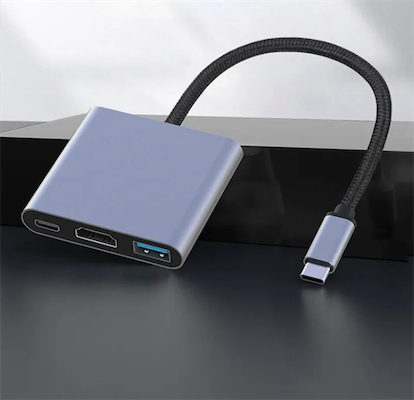 celulares y tabletas -  interfaz tipo-c USB multi-función Hub 3-en-1  0