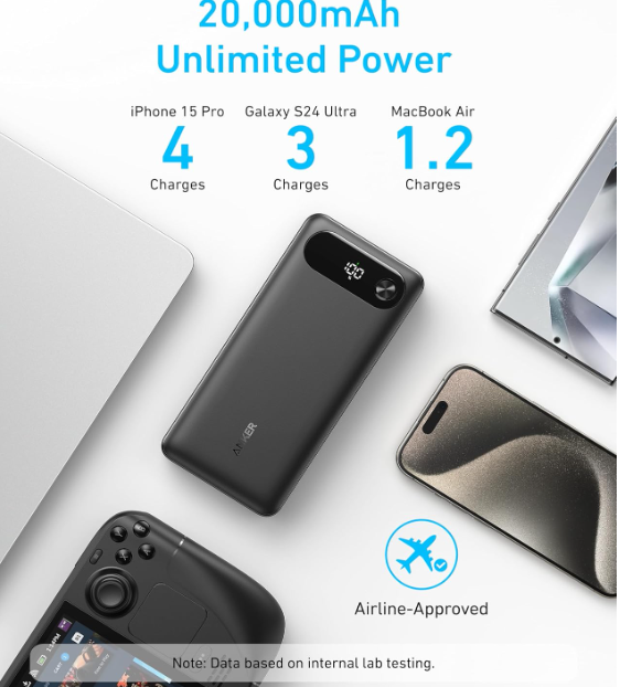 celulares y tabletas - Anker Power Bank 20000 MAH 2