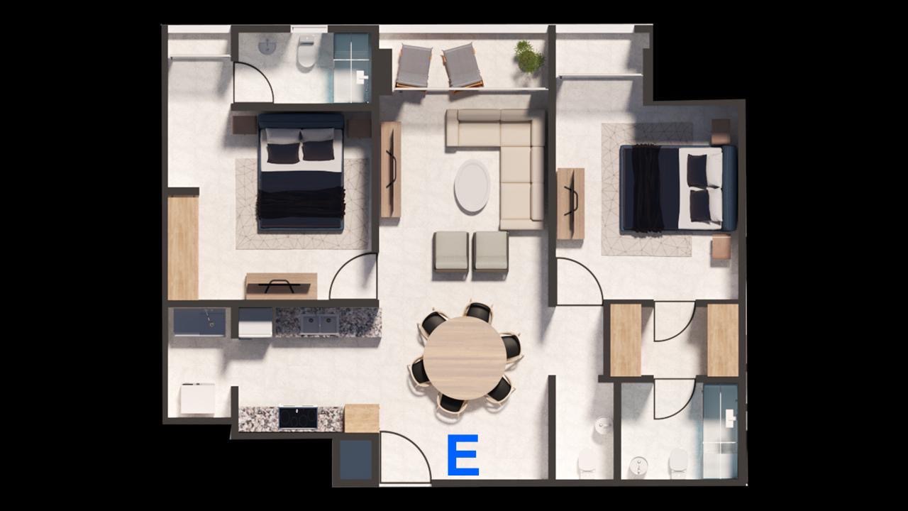 apartamentos - Proyecto: Tropical 6 en plano entrega Agosto 2027  3