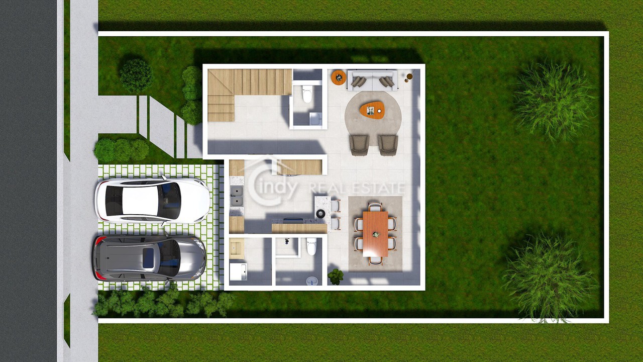 casas - Casa Moderna en Venta | 2 Niveles | Santiago RD 5