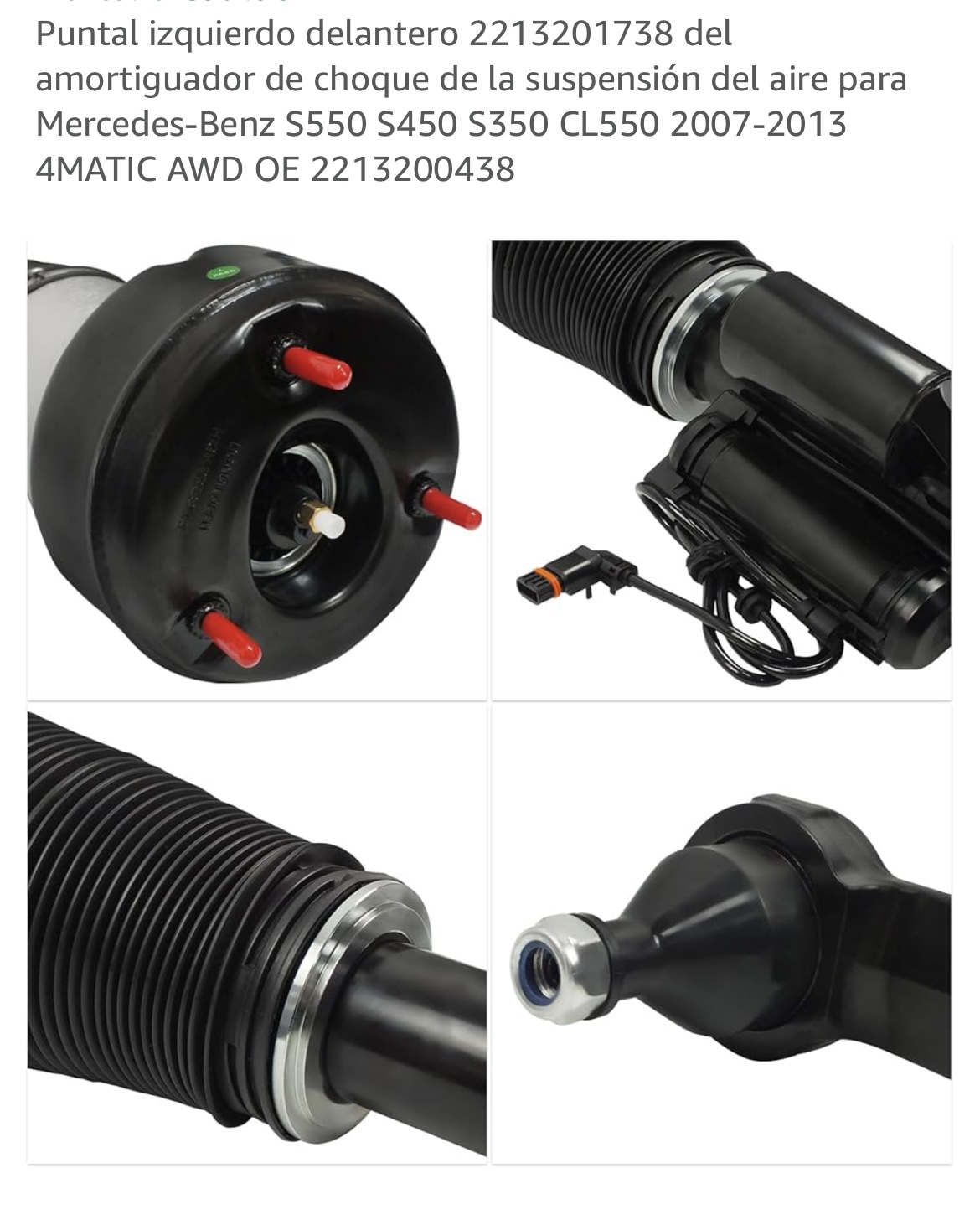 repuestos - Amortiguador frontal izquierdo Mercedes-benz w221 0