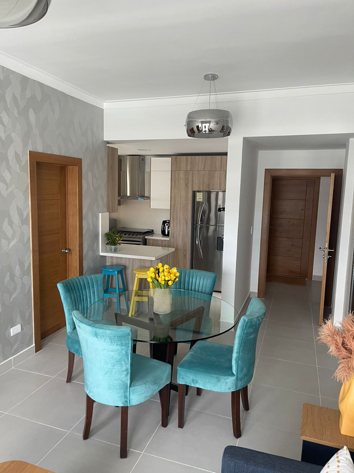 apartamentos - Apartamento en alquiler amueblado en Evaristo Morales  2