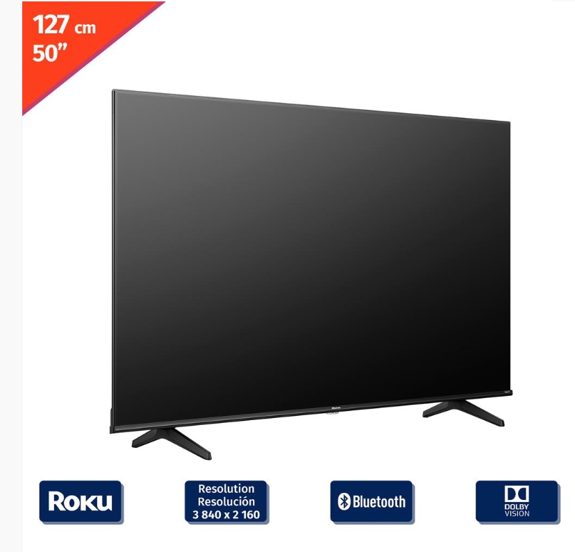 tv - Television Smart Hisense 127 cm (50”) 0