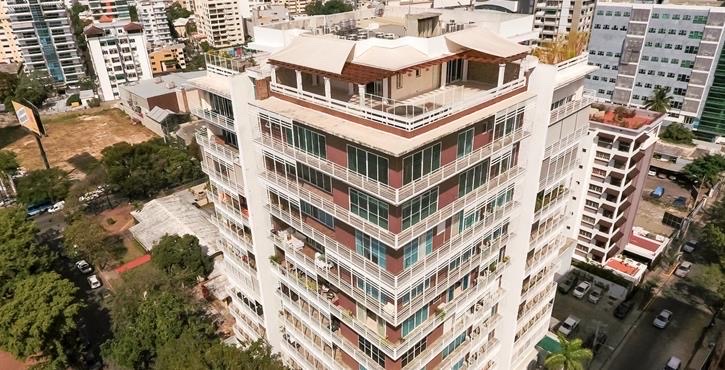 apartamentos - venta de penthouse exclusivo en Naco Distrito nacional con 750mts 0
