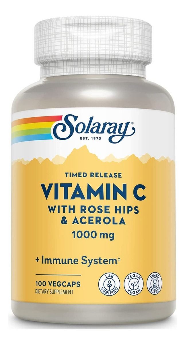 Salud y Equipamiento Médico - Vitamina C 1000mg Solaray 0