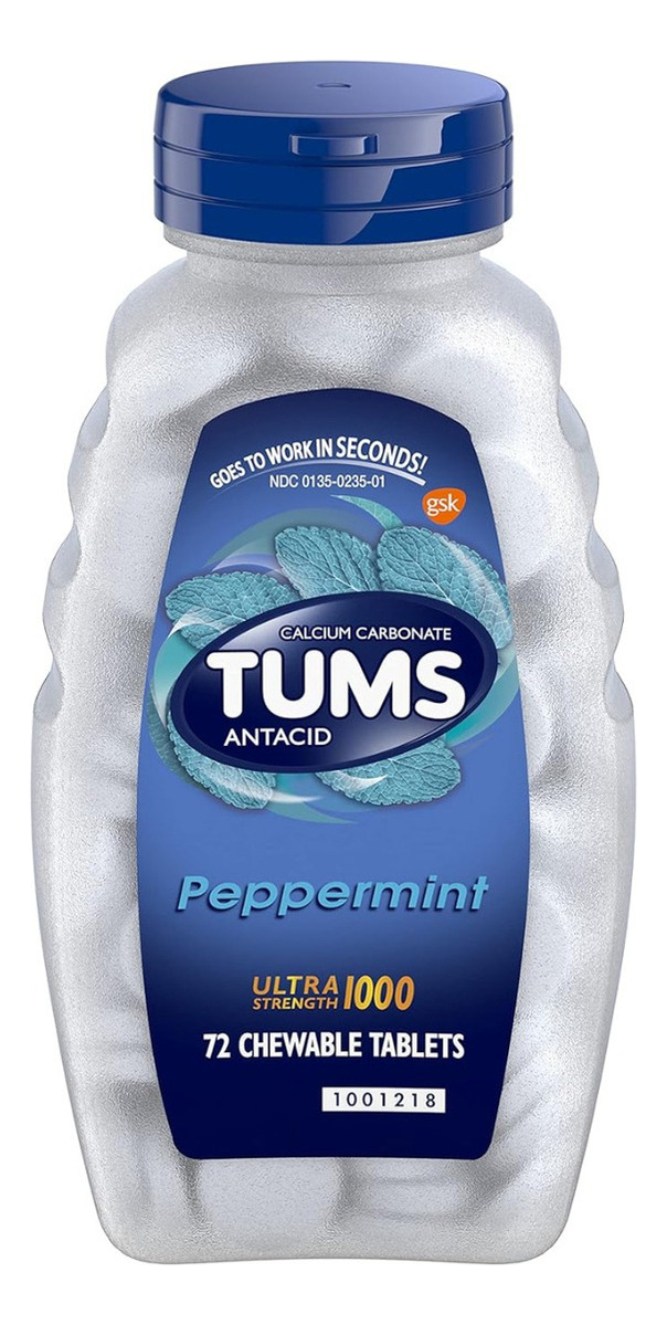 Salud y Equipamiento Médico - Tums Tabletas Antiácidos Menta 0