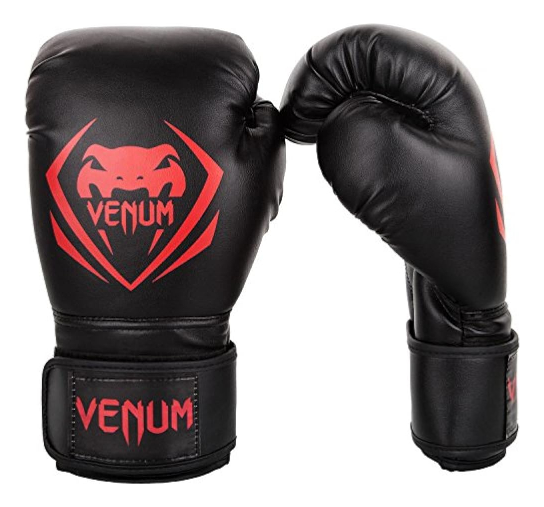 Salud y Equipamiento Médico - Venum Contender Guantes De Boxeo - Negro / Rojo - 14 Onzas 0