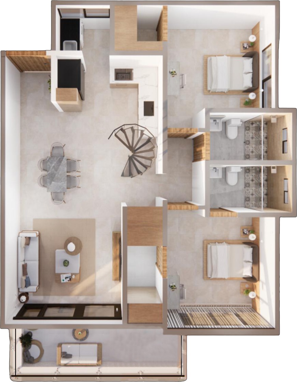 apartamentos - Exclusivo Proyecto de Apartamentos en Venta Punta  6