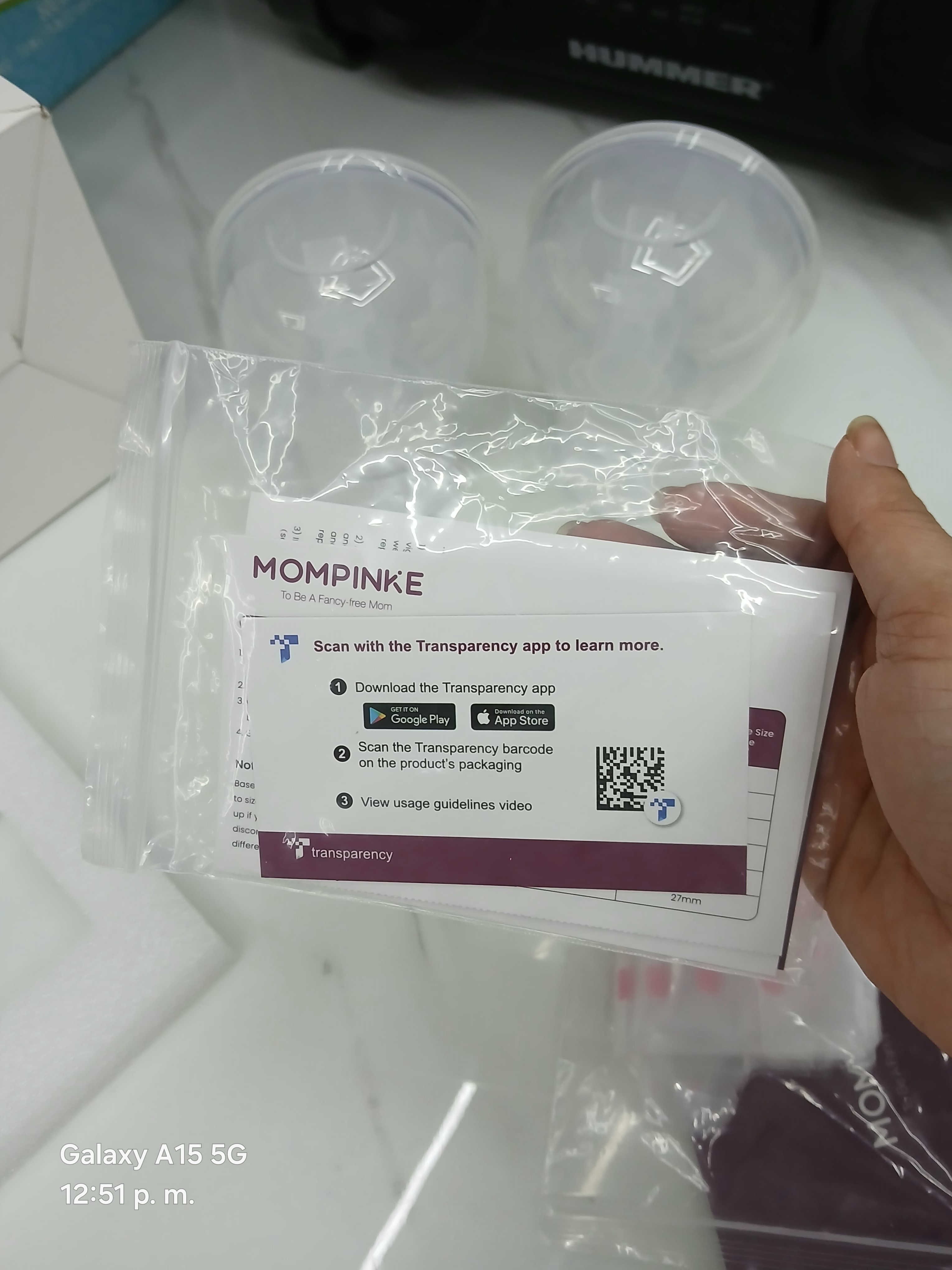 accesorios -  MOMPINKE Extractor de leche manos libres S12 2