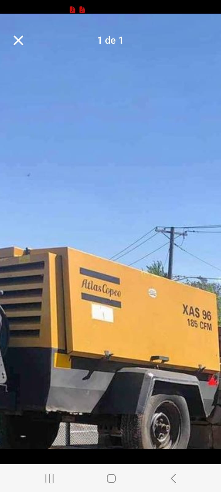 equipos profesionales - COMPRESOR ATLAS COPCO 185 CFM 809-486-2587 3