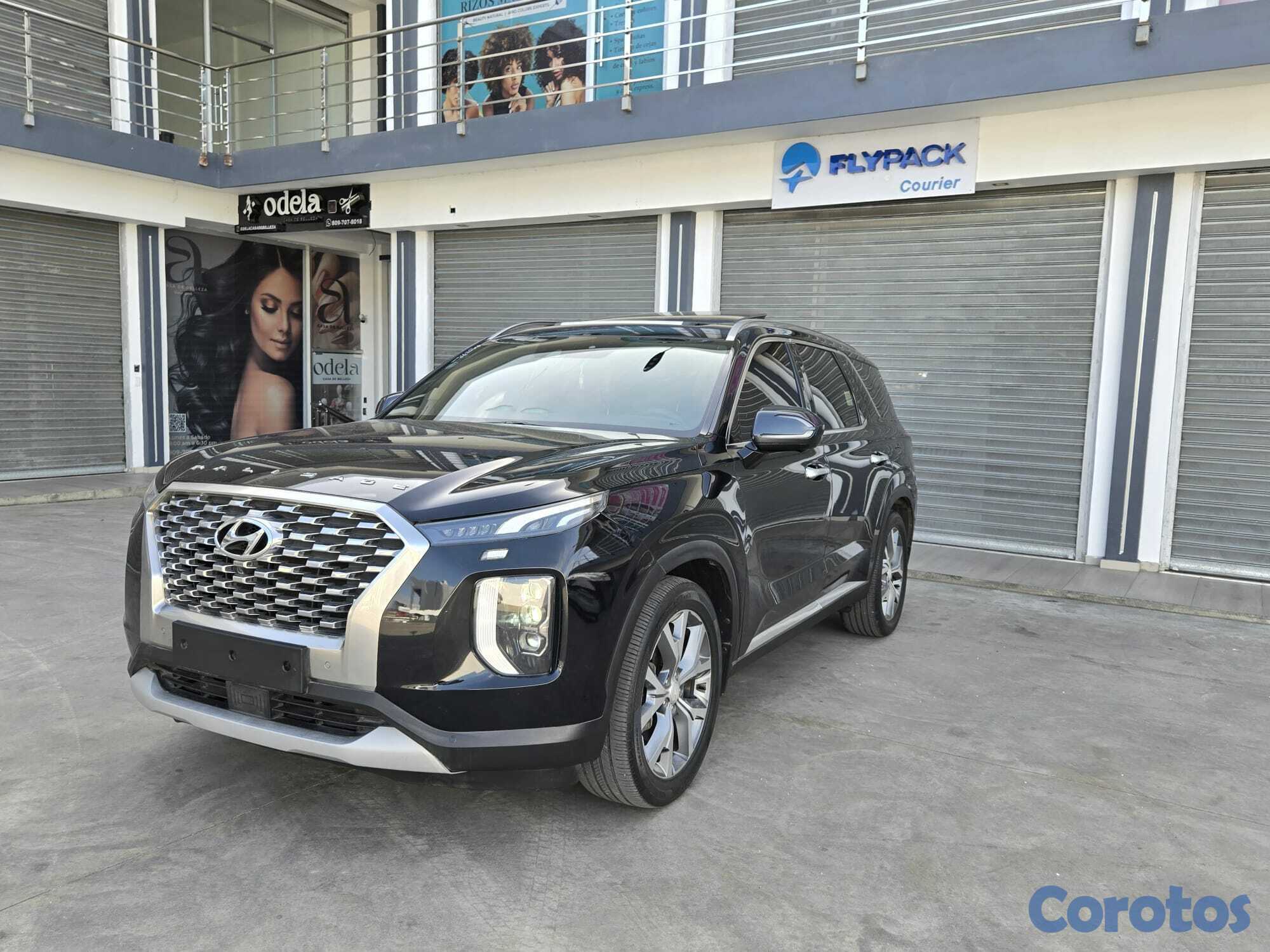 jeepetas y camionetas - HYUNDAI PALISADE 2019 NEGRO GASOLINA 3