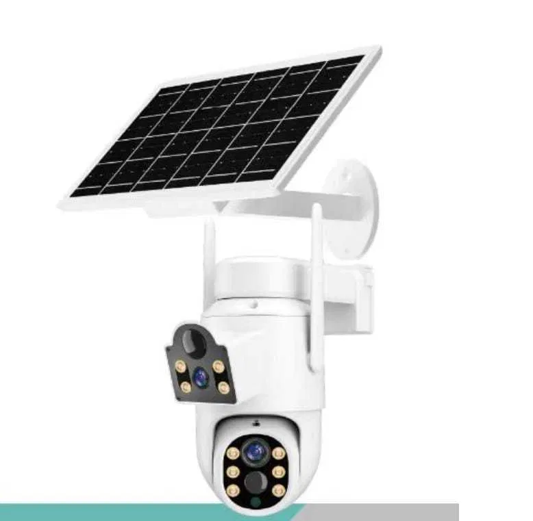 camaras y audio - Cámara de Seguridad Solar de Doble Lente ICSEE 1