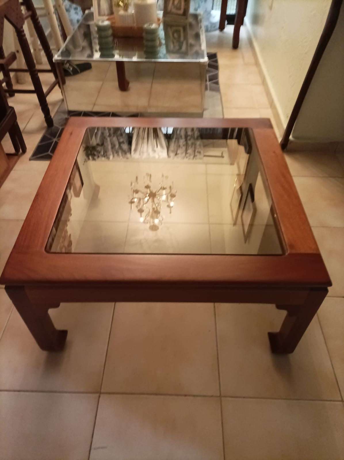 muebles y colchones - Hermosa mesa de centro 