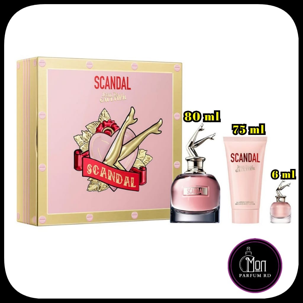 salud y belleza - Perfume Scandal by Jean Paul Gaultier. Estuche 3 piezas
