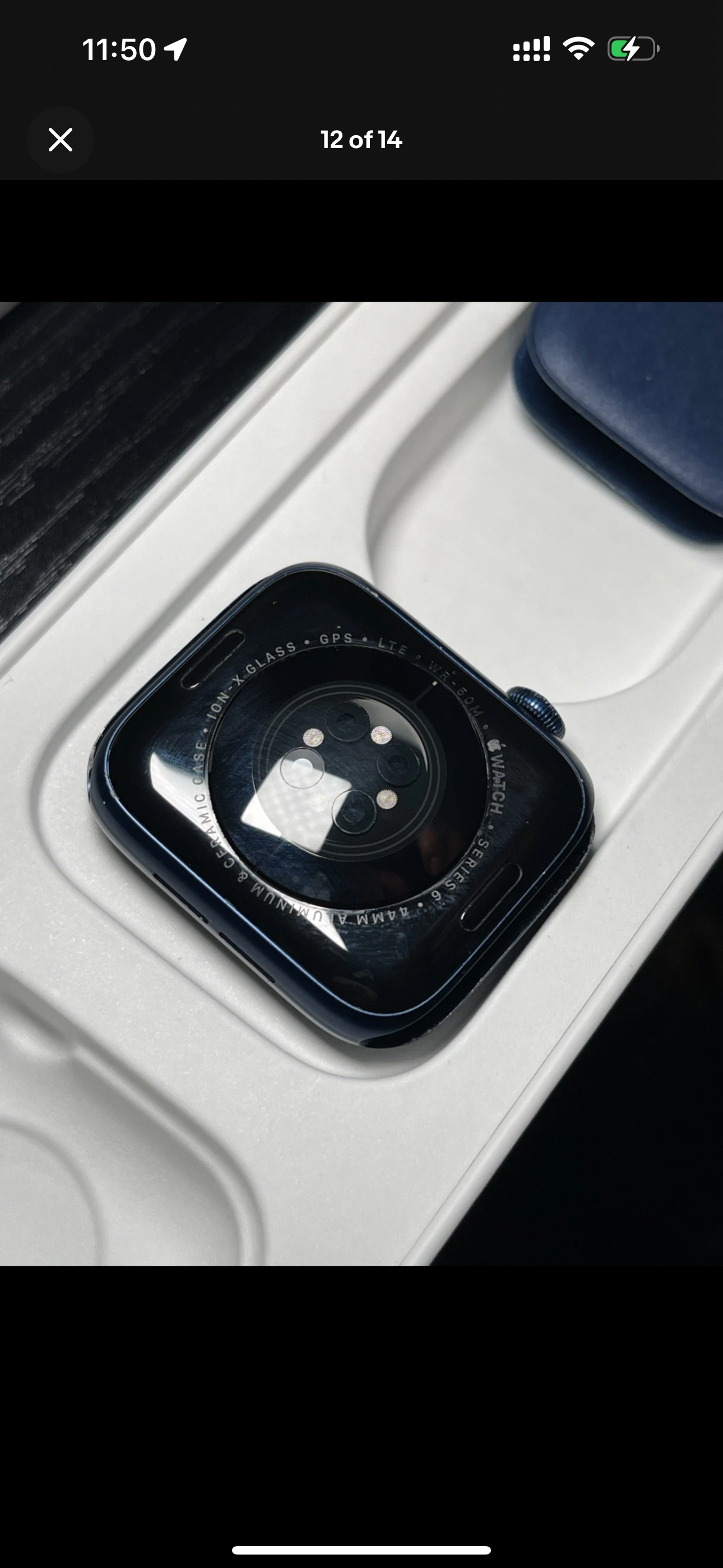 otros electronicos - RELOJ APPLE WATCH SERIE 6 44MM ORIGINAL GPS+LTE EN 8