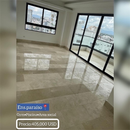 apartamentos - Venta de apartamento en el ensanche paraíso D.Ñ. Con 208 mts y piscina 8