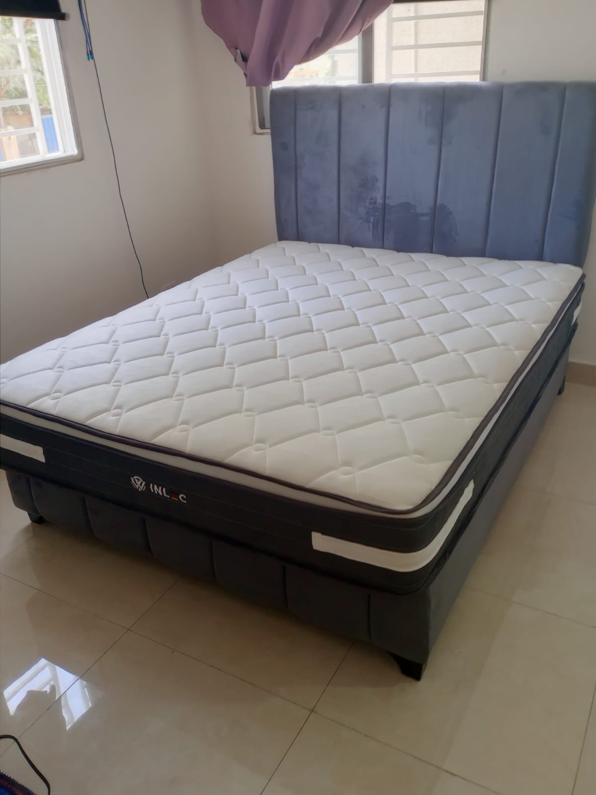 muebles y colchones - Bases de camas tapizadas, envio gratis