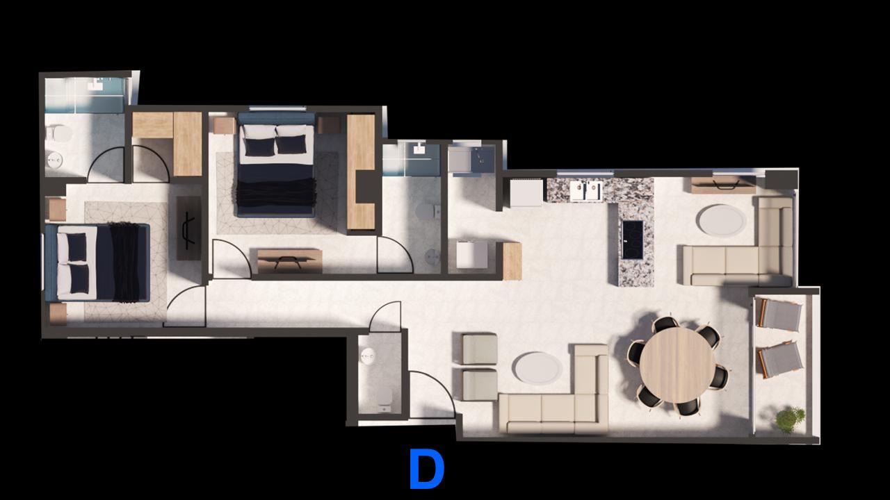 apartamentos - Proyecto: Tropical 6 en plano entrega Agosto 2027  5