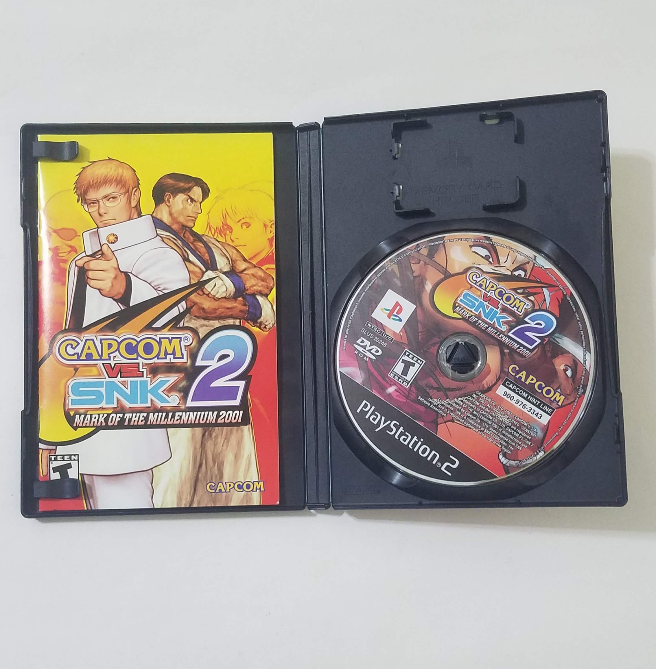 consolas y videojuegos - Capcom vs. SNK 2 de PlayStation 2 (PS2) [Completo] 2