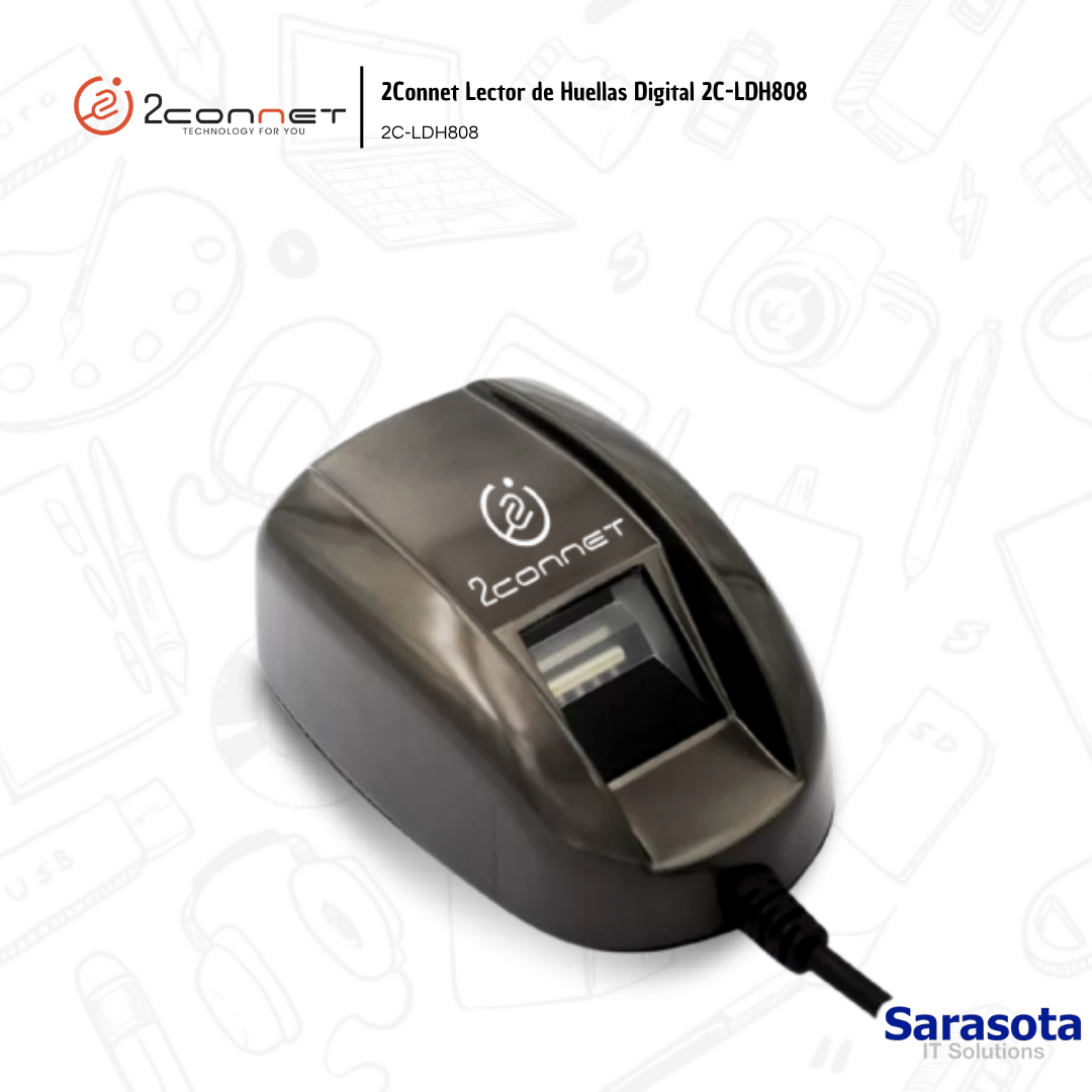 accesorios para electronica - 2Connet Lector de Huellas Digital 2C-LDH808  0