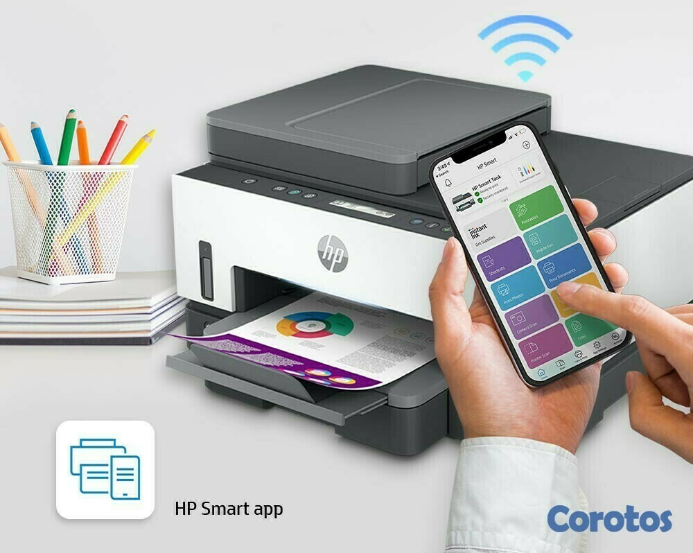 impresoras y scanners - MULTIFUNCI HP CON BOTELLA DE TINTA DE FABRICA,Wi-Fi, dupplex,printer,copia,scane 2