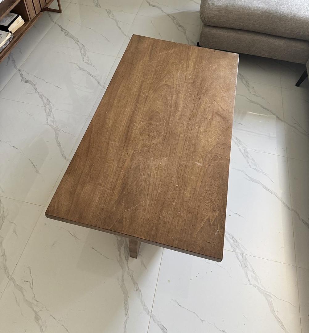 muebles y colchones - Se vende mesa rectangular de madera en RD$8,000 5