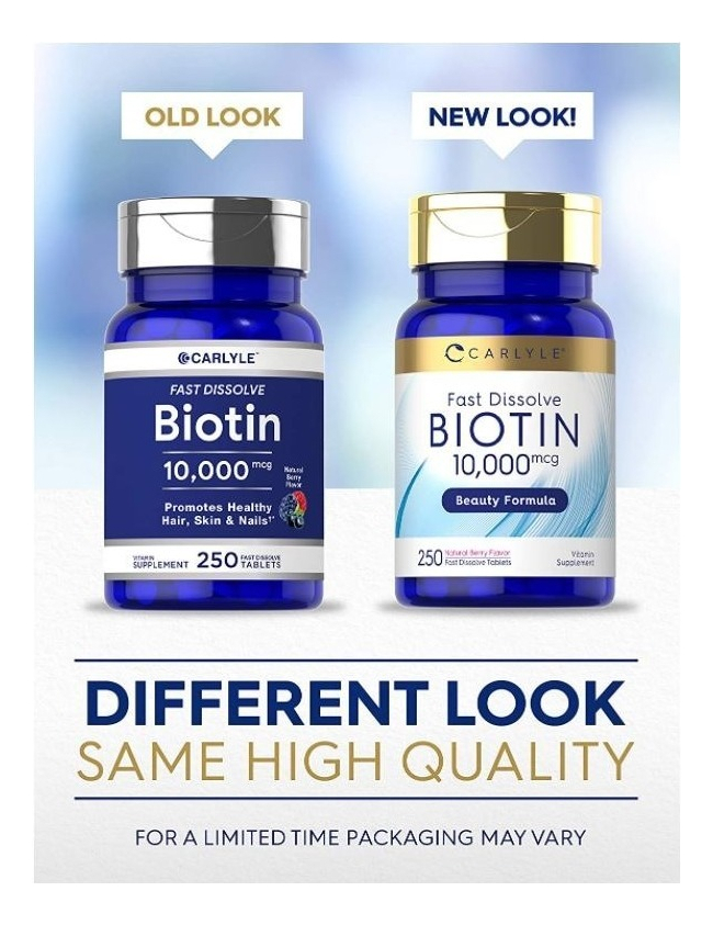 Salud y Equipamiento Médico - Biotina | 10000 Mcg | 250 Uds 6