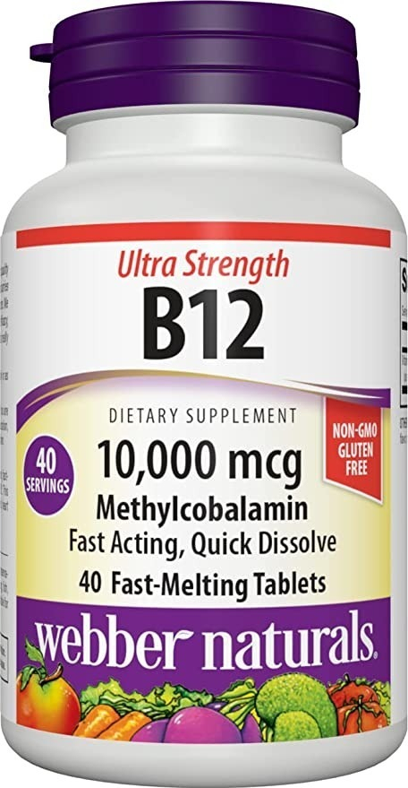 Salud y Equipamiento Médico - Vitamina B12 Webber Naturals 0
