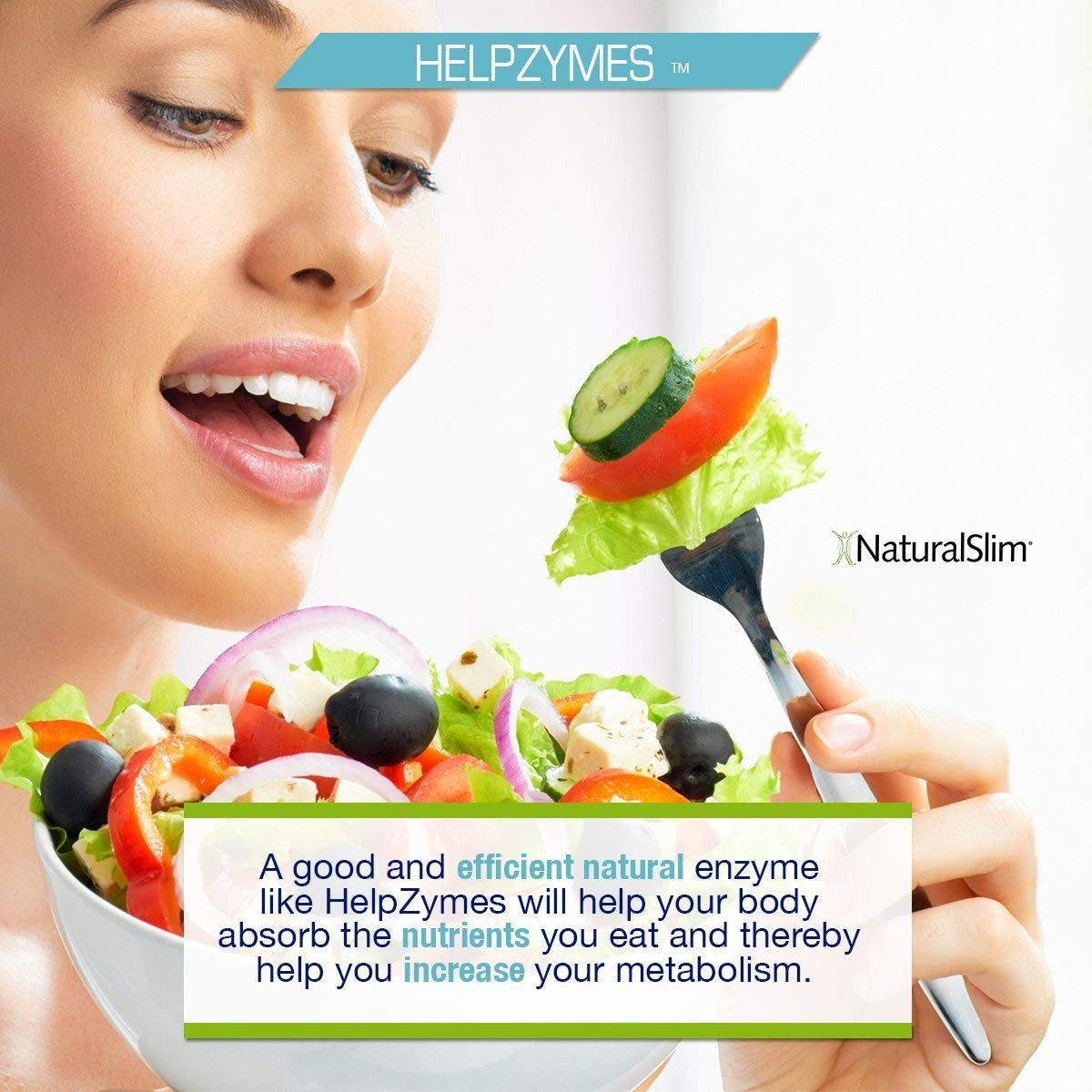 Salud y Equipamiento Médico - Naturalslim Enzimas Digestivas Superiores Con Hlc Digestión 4