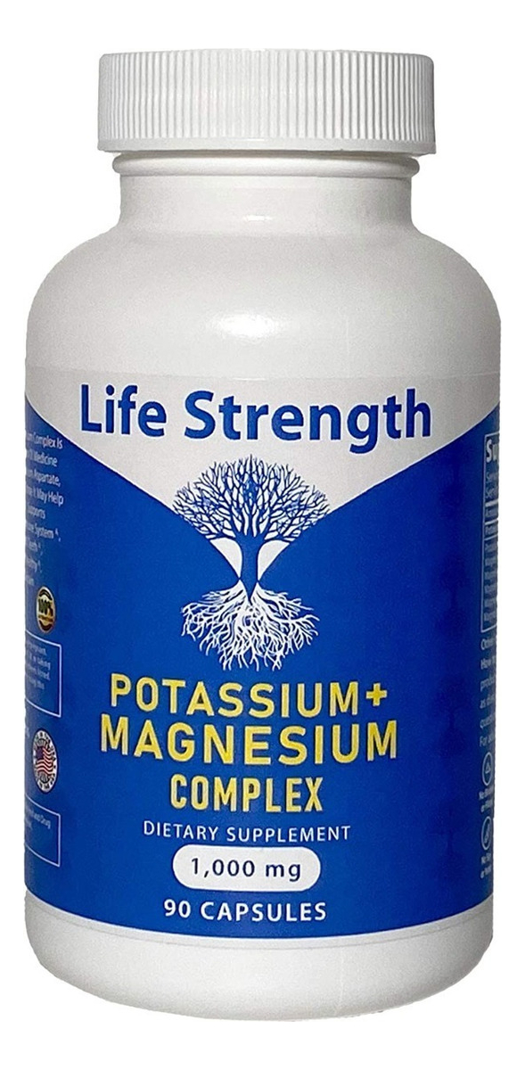 Salud y Equipamiento Médico - Potasio 90 Cap Life Strength - Unidad