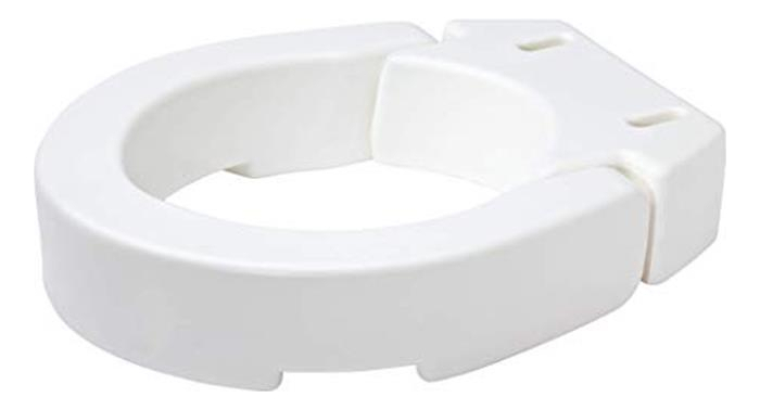 Salud y Equipamiento Médico - Elevador De Asiento De Inodoro Con Bisagras Redondas Carex, 1