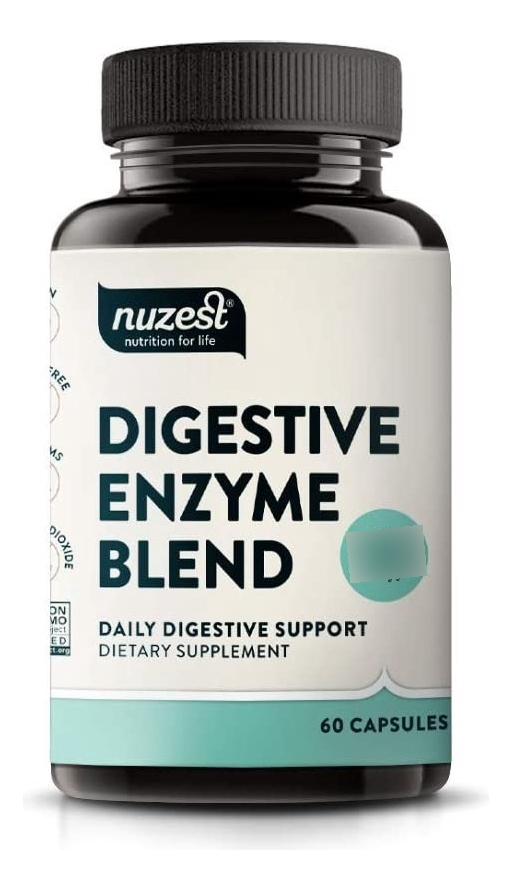 Salud y Equipamiento Médico - Enzimas Digestivas 60cap Nuzest - - Unidad A $6306