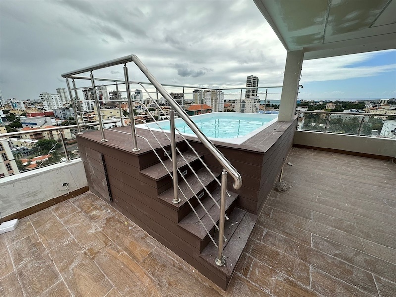 apartamentos - Venta de apartamento tipo penthouse 600mts Alma Rosa 1 con picuzzi vista al mar  9