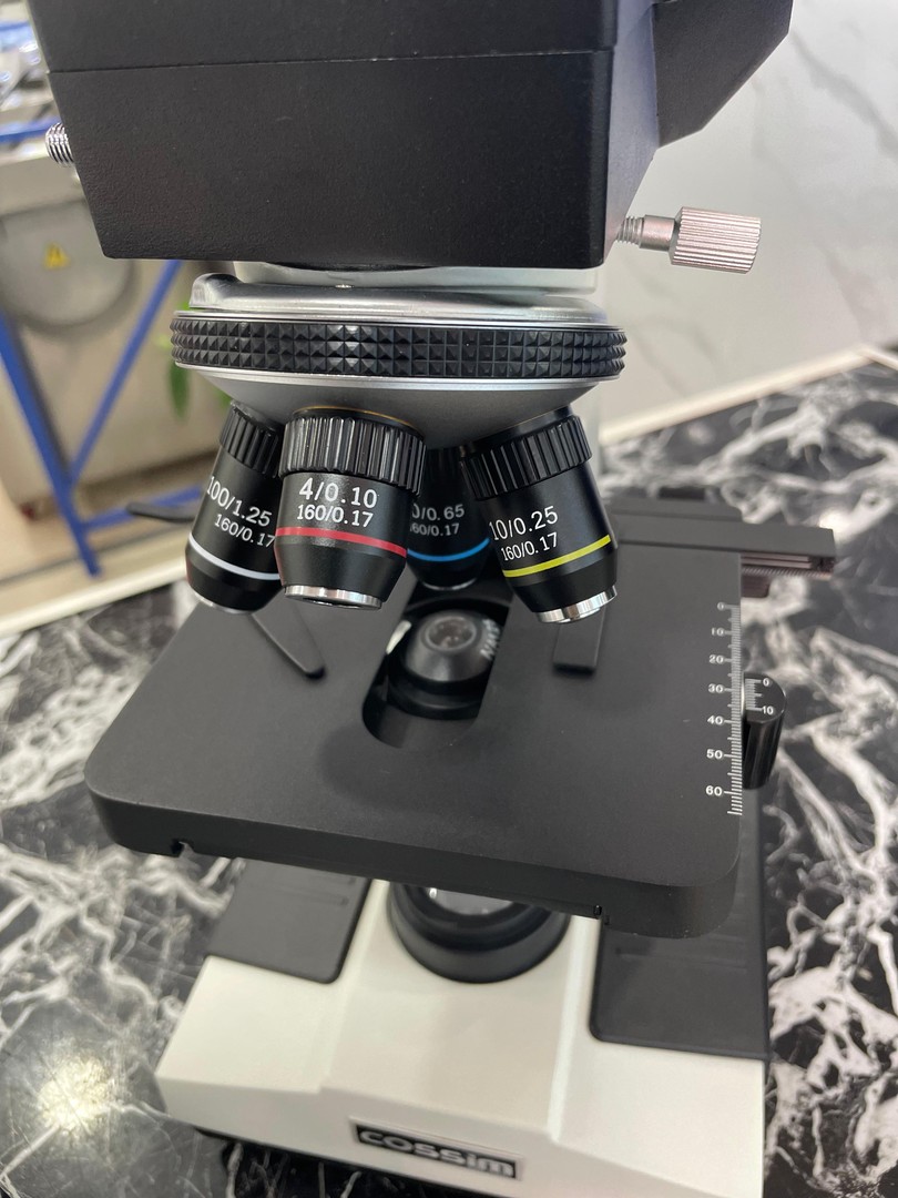 equipos profesionales - Microscopio biologico profesional para laboratorio 40X~1600X Microscopio clinico 6