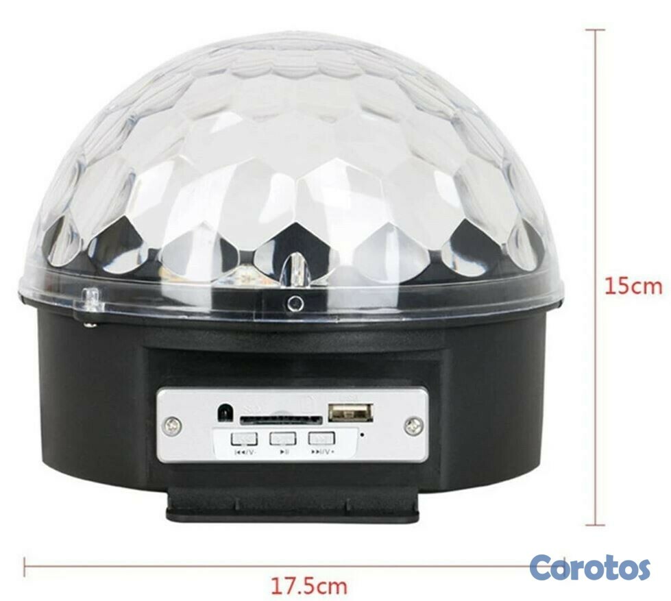 otros electronicos - Lampara led de escenario con bluetooth y memoria usb con musica 2