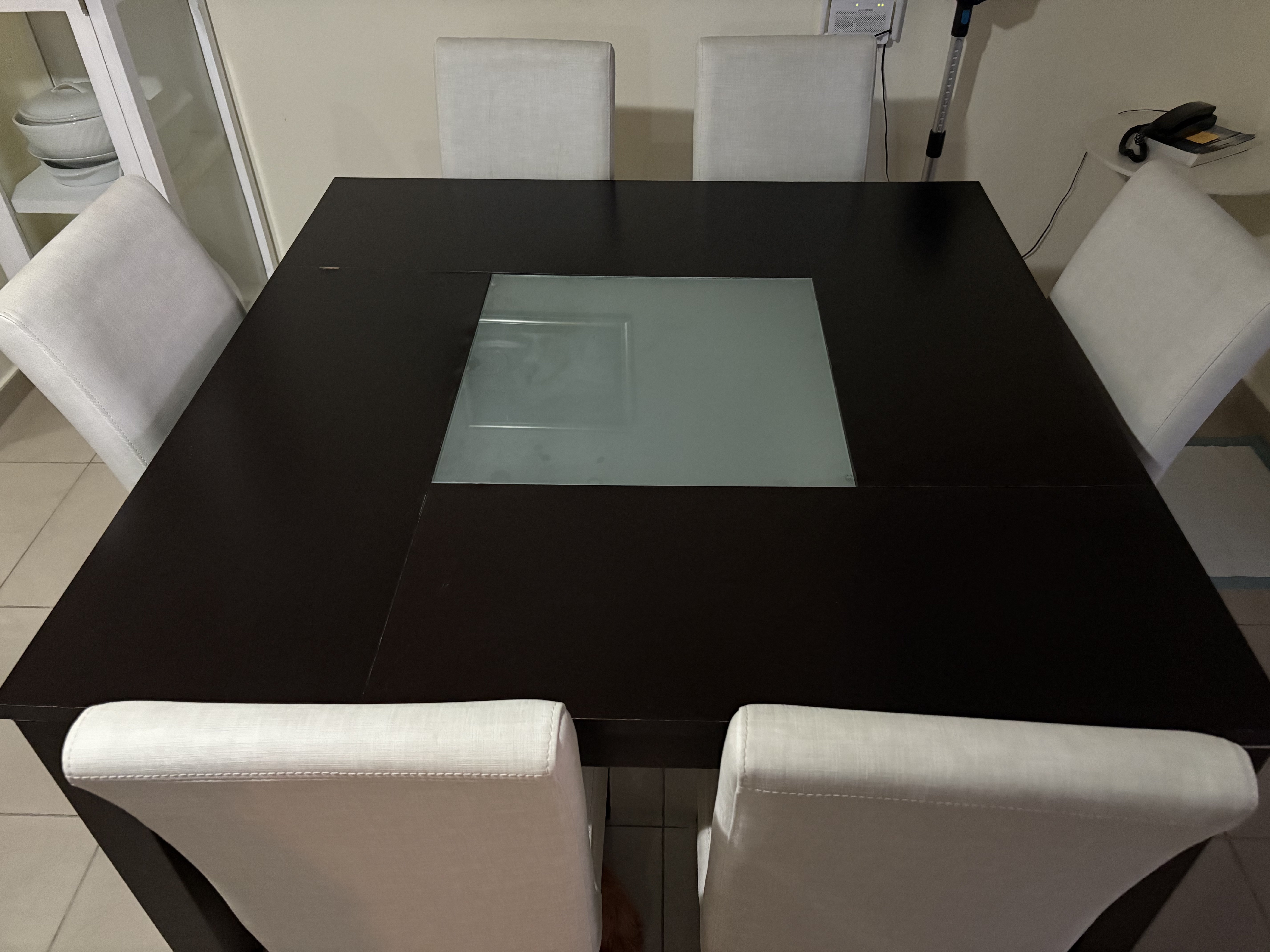 muebles y colchones - Comedor de seis sillas. 3